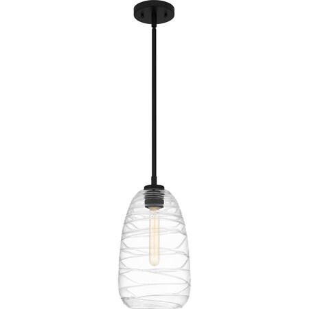 Quoizel Piccolo Pendant Mini Pendant 1 Light Matte Black QPP6165MBK